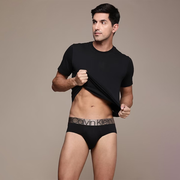 Men Solid Basic Briefs