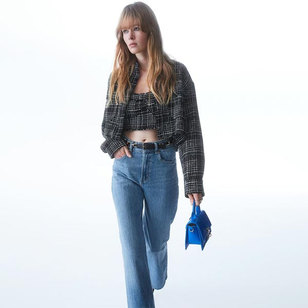 Women Wide High Jeans